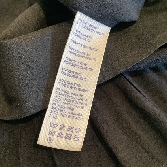 Rebecca Minkhoff Black Sleeveless Dress Size 8 Crochet Trim - Picture 12 of 12